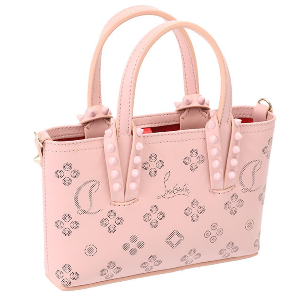 Christian Louboutin Cabata Nano Crossbody Shoulder Bag Rose Pink